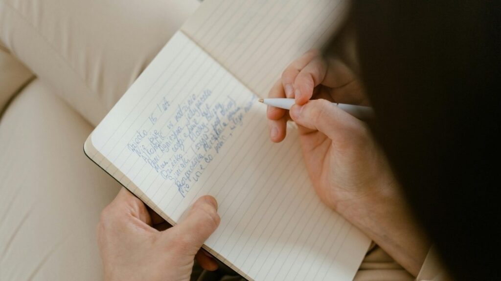 Try writing by hand